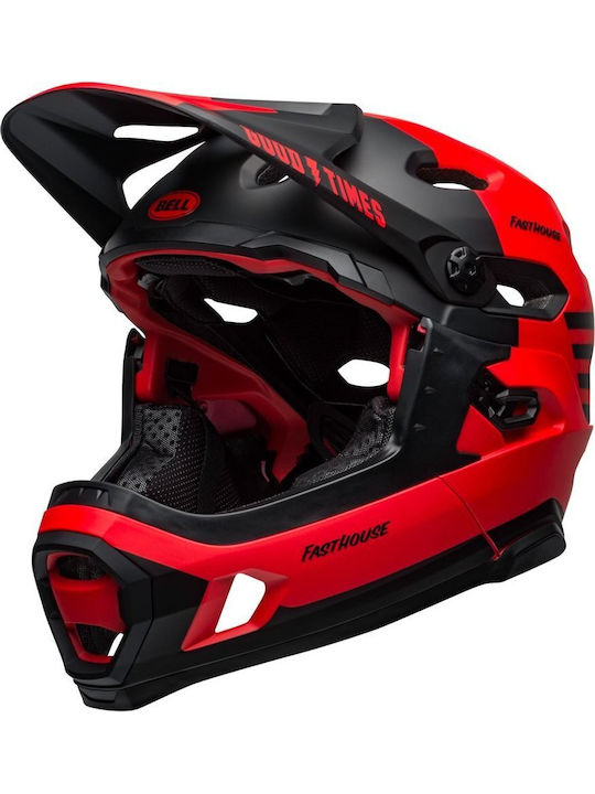 Bell Super Full Face Κράνος Ποδηλάτου Downhill / BMX Μαύρο