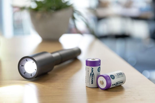 Ansmann Wiederaufladbare Batterien C Li-Ion 2300mAh 1,5V 2 Stück