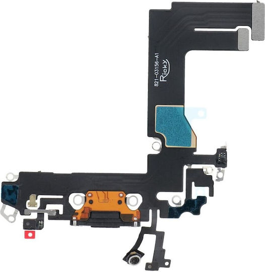 Charging Port Cable in Black for iPhone 13 Mini