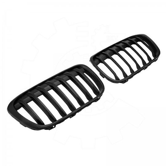 BMW X1 F48 51117383364 Μαύρη Ματ Μάσκα Νεφρών Σετ Αριστερή Ή Δεξιά