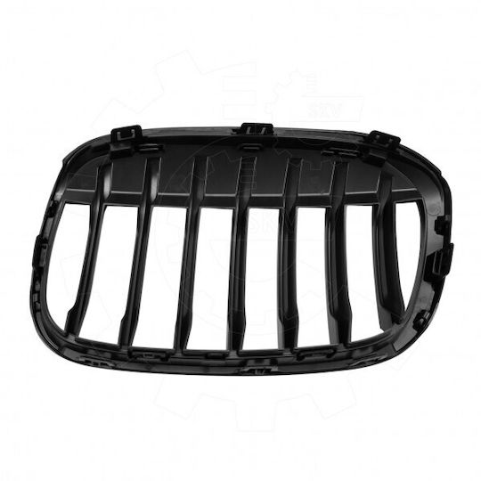 BMW X1 F48 51117383364 Μαύρη Ματ Μάσκα Νεφρών Σετ Αριστερή Ή Δεξιά