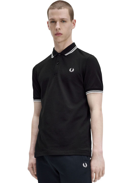 Polo Short Sleeve Blouse Black