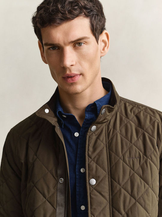 Puffer Waterproof Brown Jacket