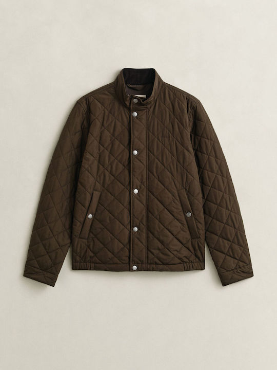 Puffer Waterproof Brown Jacket