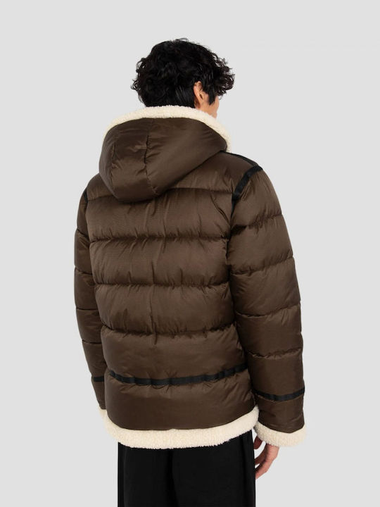 Geacă Puffer Maro