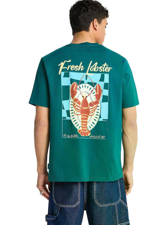 Funky Buddha T-shirt Petrol Blue