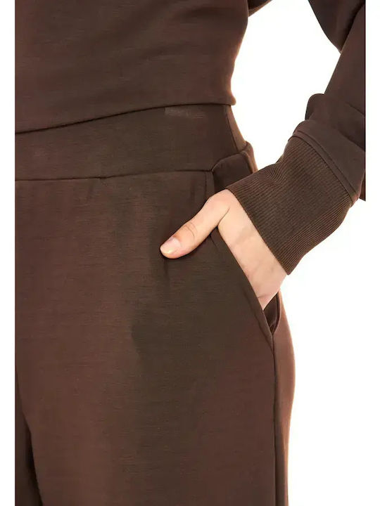 Damen Jogginghosen Set Schokolade