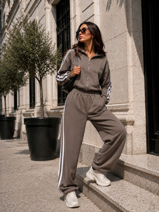Gray Damen Jogginghosen Set