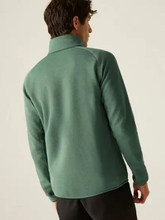 Full Men's Fleece Jacket Dark Forest Green