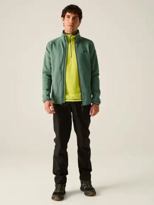 Full Men's Fleece Jacket Dark Forest Green