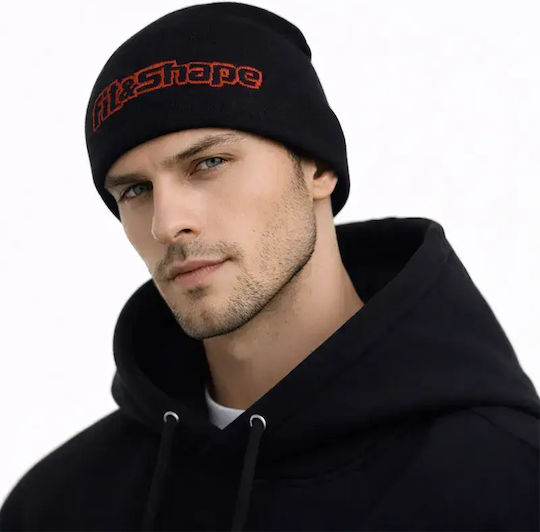 Beanie Unisex Knitted Beanie in Black Colour