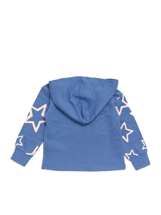 Bluza Pentru Copii Cu Glugă Albastră