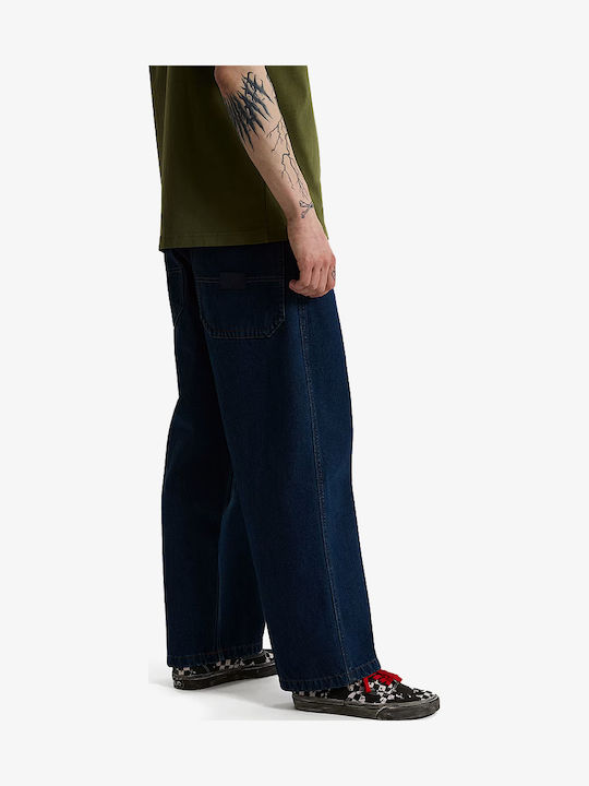 Men's Baggy Jeans Pants Dark Rinse