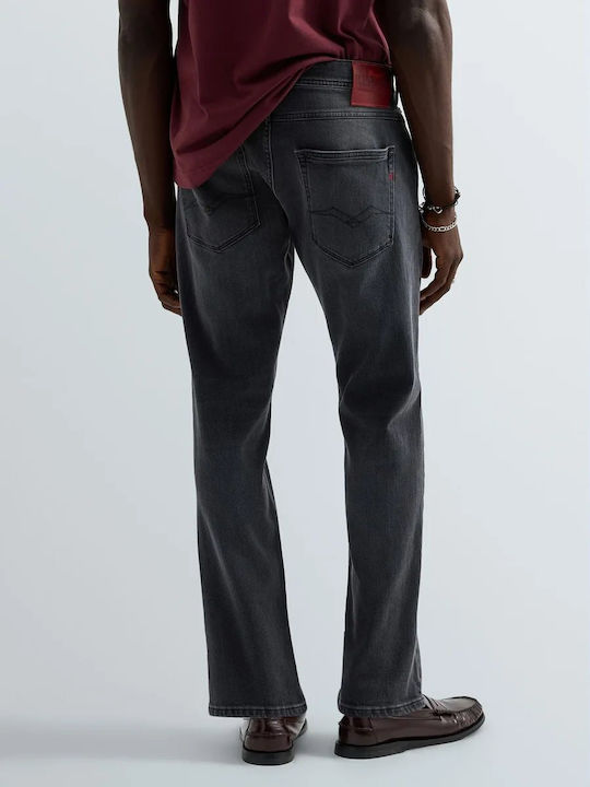 Willbi Men's Regular Fit Jeans Pants Gray-Black