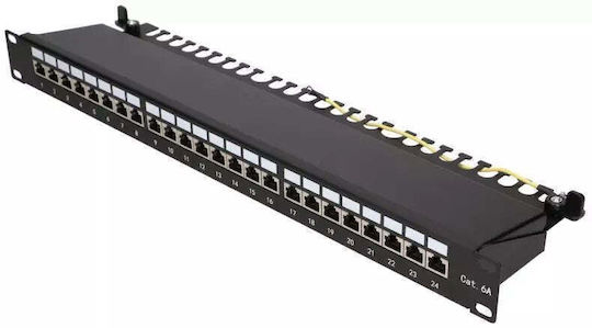 Extralink Patch Panel Abgeschirmt 24 Anschlüsse cat6a