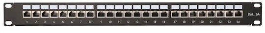 Extralink Patch Panel Abgeschirmt 24 Anschlüsse cat6a