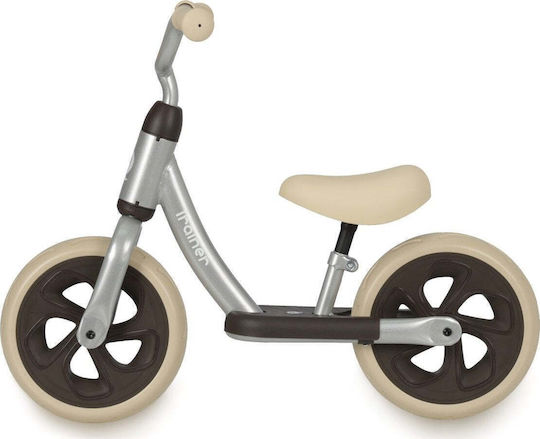Q Play Bicicletă fără pedale Trainer Argintiu