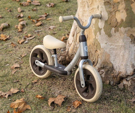Q Play Bicicletă fără pedale Trainer Argintiu