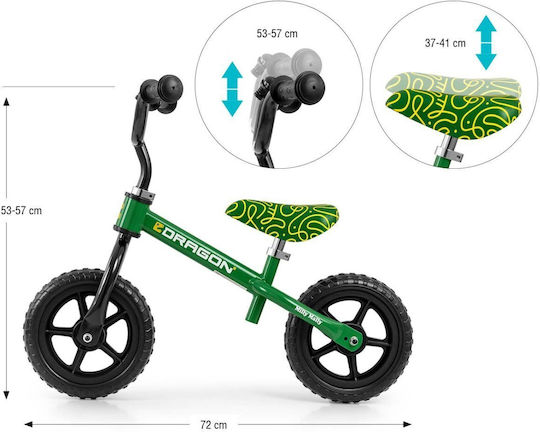 Milly Mally Bicicletă Fără Pedale Verde
