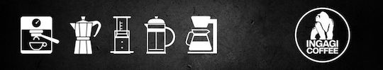 Ingagi Coffee Espresso Kaffee in Körner 1kg