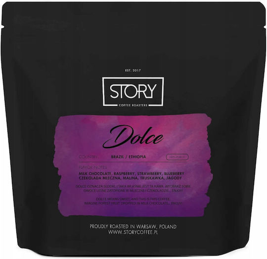 Story Coffee Roasters Espresso Arabica Kaffee mit Schokolade in Körner 250g