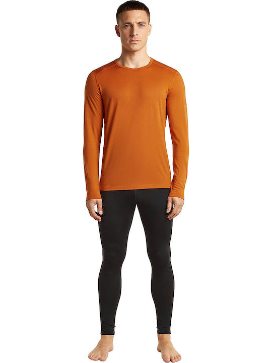 Icebreaker Oasis Men's Thermals Long-Sleeved Shirt Orange