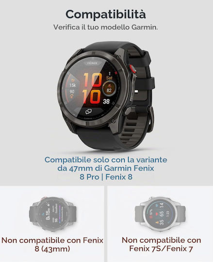 Spigen Sgp Glass Protector Glas.tr Slim Ez Fit Garmin Watch Fenix 8 8 Pro 47mm Agl09158 2 Pcs