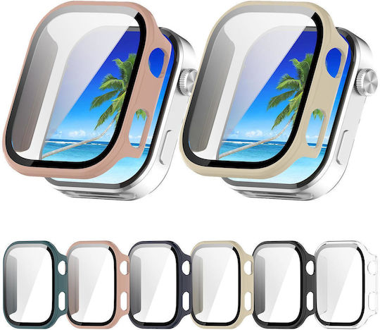 Redmi Watch 6 Xdfind Закалено Фолио Вграден Защитен Капак За Часовник Компютър Розов