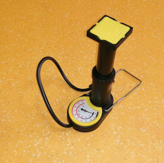 Korbi Mini Fahrradluftpumpe mit Manometer