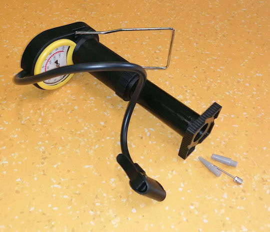 Korbi Mini Fahrradluftpumpe mit Manometer