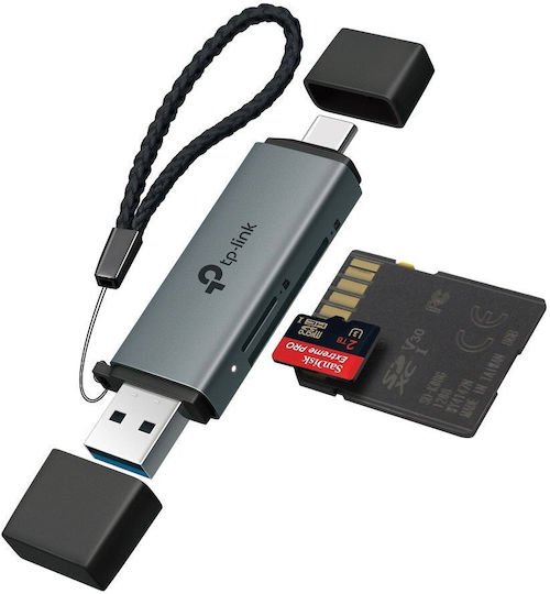 TP-LINK Кард рийдър USB 3.0 / USB 3.1 за SD/microSD
