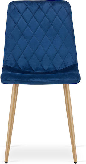 Leobert Ess- und Küchenstühle Samt Navy 4Stücke 67.5x59x58cm