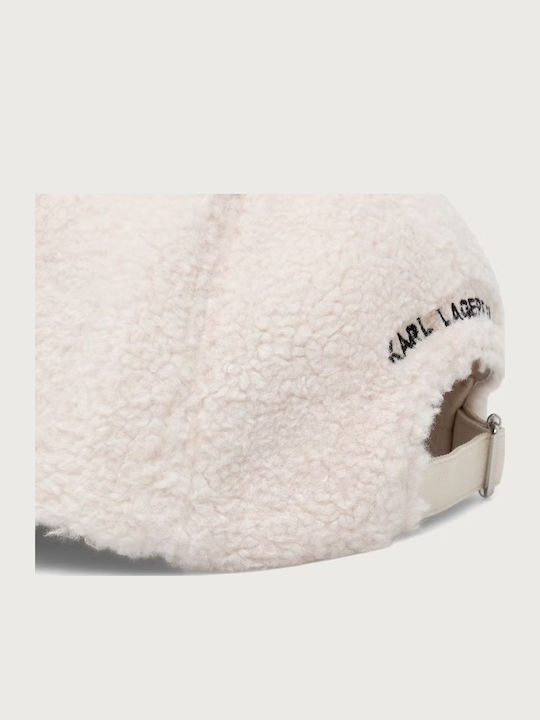 Șapcă Jockey Karl Lagerfeld Ecru B4w33106-110