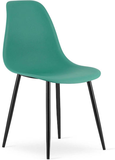 Kitchen Chairs Made of Polypropylene Green 3 Pieces 61x52x41cm Kitchen Chairs Made of Polypropylene Green 3 Pieces 61x52x41cm