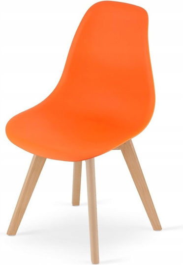 Leobert Ess- und Küchenstühle aus Polypropylen Orange 60x40x50cm