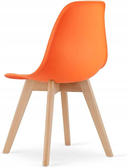 Leobert Ess- und Küchenstühle aus Polypropylen Orange 60x40x50cm