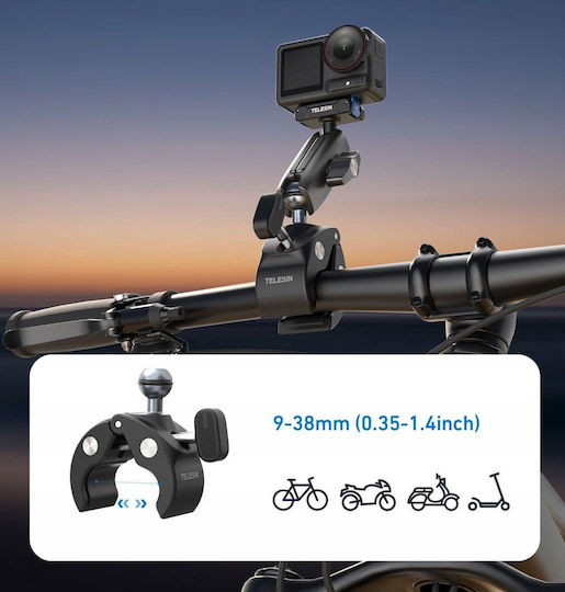 Telesin Action-Kamera-Stützbasen Fahrrad für DJI