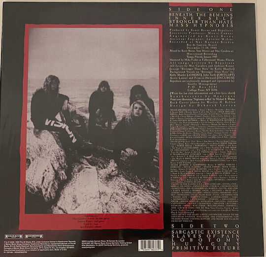 Sepultura Beneath Remains Vinyl
