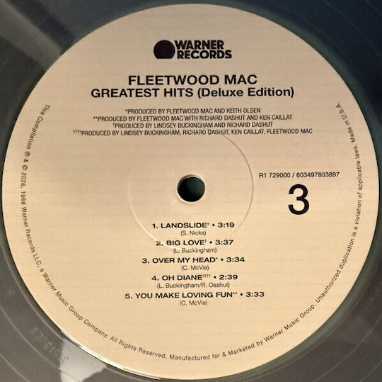 Fleetwood Mac Greatest Hits Deluxe Edition Vinyl