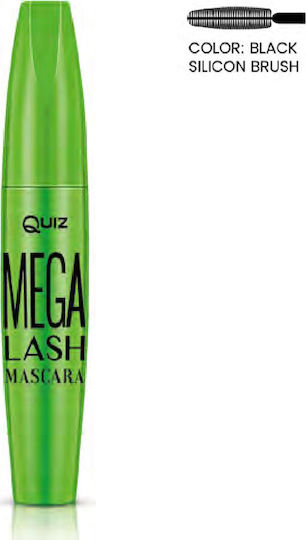 Quiz Mega Lash Mascara Mascara for Length Black 8gr