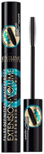 Eveline Extension Volume Waterproof Mascara Black 10ml