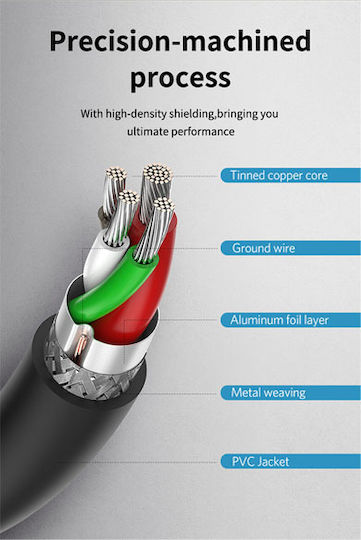 Cabletime USB 3.0 Кабел USB-A мъжки - USB-A женски Черен 1m CT-C160-U3-AMAFN