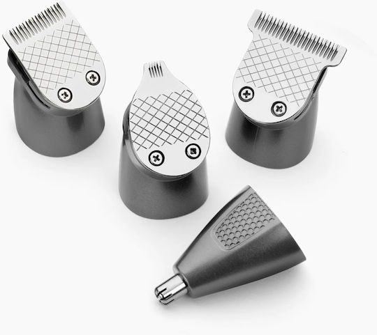 Babyliss Multi Trimmer Precision Pro Σετ Επαναφορτιζόμενης Κουρευτικής Μηχανής Γκρι MT815E