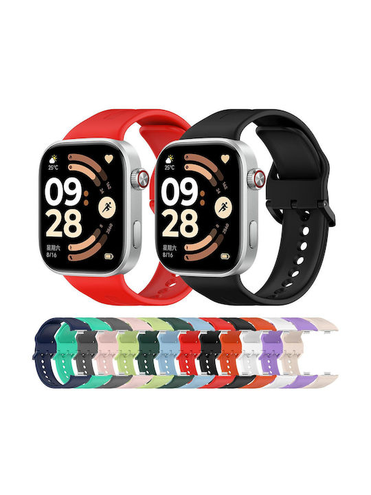 Xiaomi Band 10 Pro Redmi Watch 6 5 Monochrome Vertical Striped Silicone Buckle Black