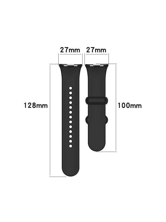 Redmi Watch 6 Watch 5 Watch 4 Xdfind Monochrome Black Buckle Watch Strap Silicone Light Grey