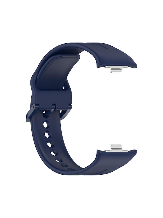 Xiaomi Band 10 Pro Redmi Watch 6 5 Monochrome Vertical Striped Silicone Buckle Midnight Blue Xiaomi Band 10 Pro Redmi Watch 6 5 Monochrome Vertical Striped Silicone Buckle Midnight Blue