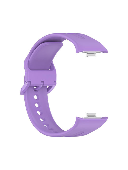 Xiaomi Band 10 Pro Redmi Watch 6 5 Monochrome Vertical Striped Silicone Buckle Purple Xiaomi Band 10 Pro Redmi Watch 6 5 Monochrome Vertical Striped Silicone Buckle Purple