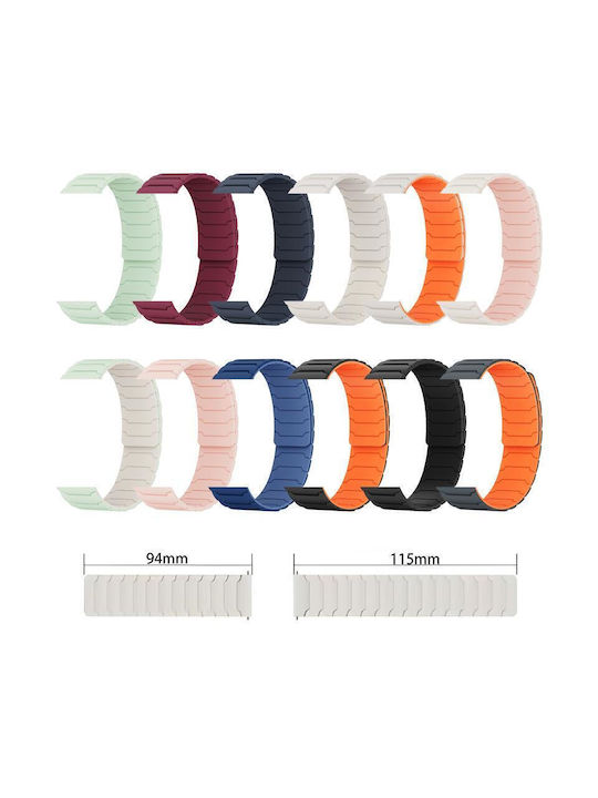 Xiaomi Band 10 Pro/9 Pro Redmi Watch 6 5 4 Xdfind Magnetic Silicone Watch Strap Midnight Blue