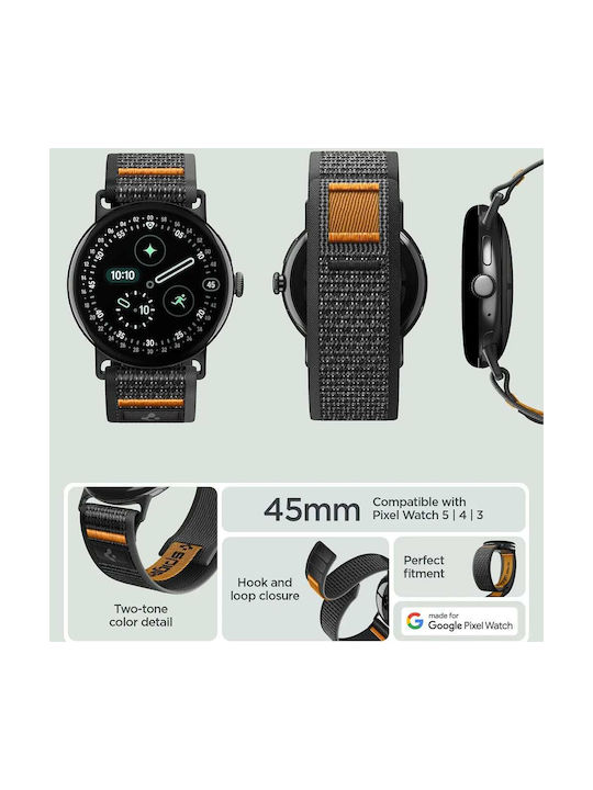 Spigen Athlex Air Amp11748 Google Pixel Watch 5 Watch 4 Watch 3 45 мм Активен Тъмносин