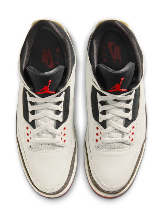 Air  3 Retro Мъжки Сникърси Бели